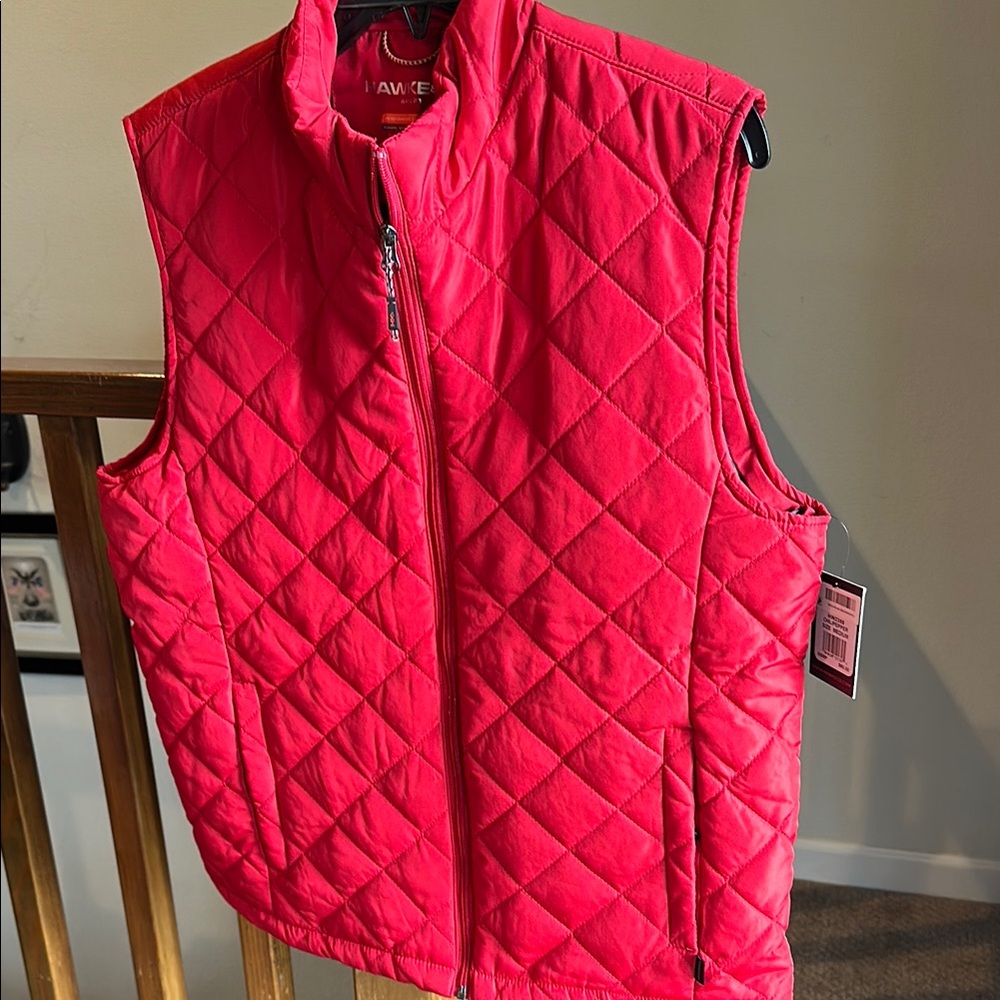 Red Quilted Vest